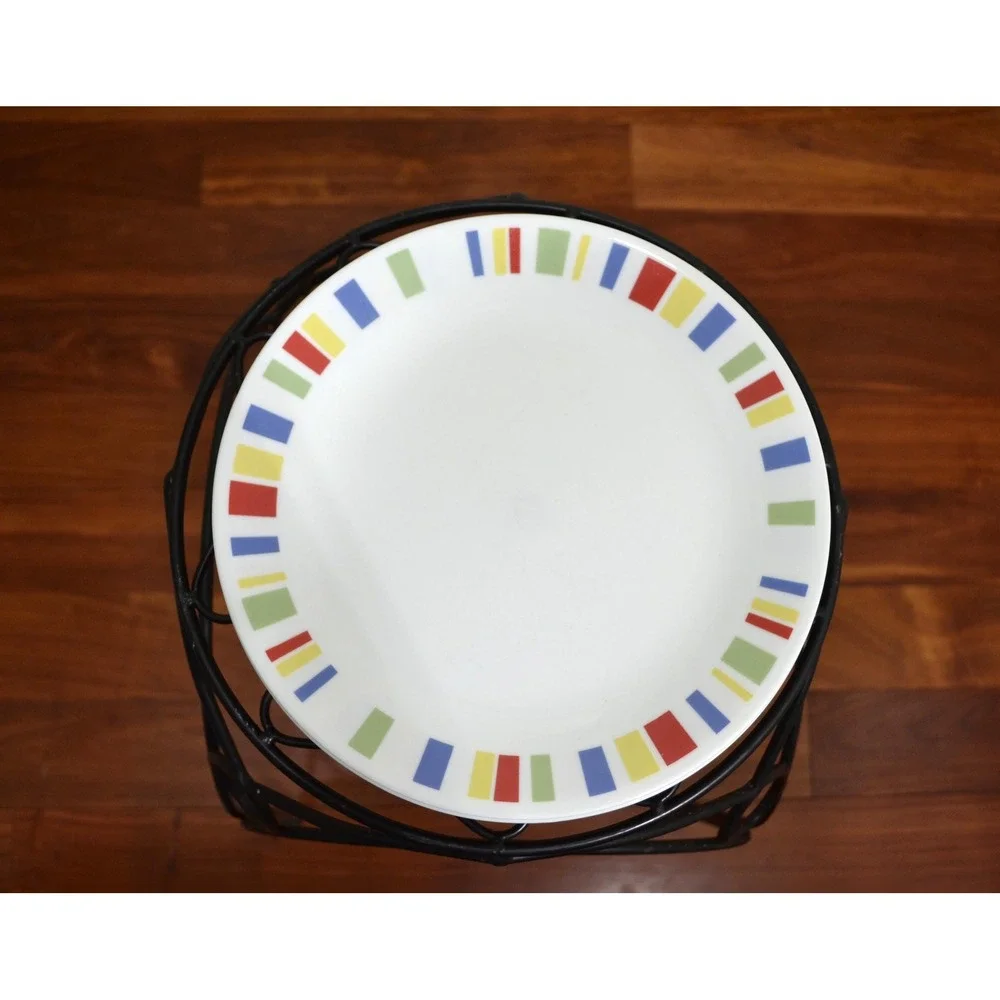 Vintage‎ & Discontinued Corelle Memphis (4) Dinner Plates, 10 1/4